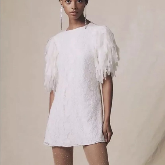 Free People Songbird mini lace dress size medium fits xs-m retails for $248 - Picture 3 of 7